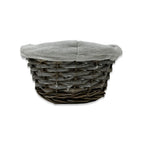 12-Pack 6" Round Utility Baskets with Cloth Liners