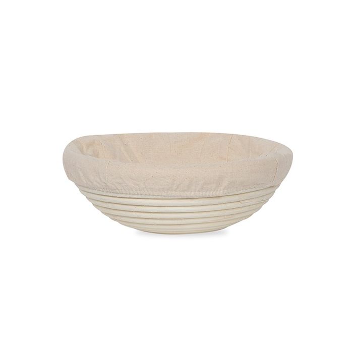 Artisan Collection: 12-Pack 9" Round Cotton Cloth Proofing Basket Liners (Basket Not Included)