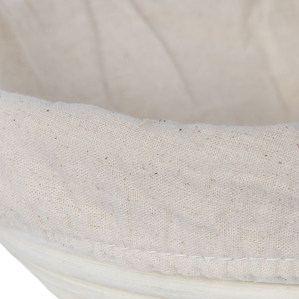 Artisan Collection: 12-Pack 7" Round Rattan Proofing Baskets with Cloth Liners