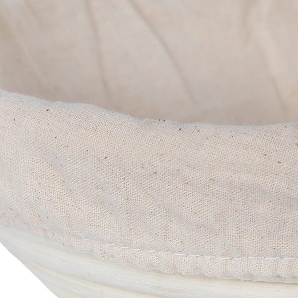 Artisan Collection: 12-Pack 8" Round Cotton Cloth Proofing Basket Liners (Basket Not Included)