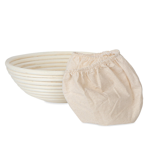 Artisan Collection: 12-Pack 7" Round Cotton Cloth Proofing Basket Liners (Basket Not Included)