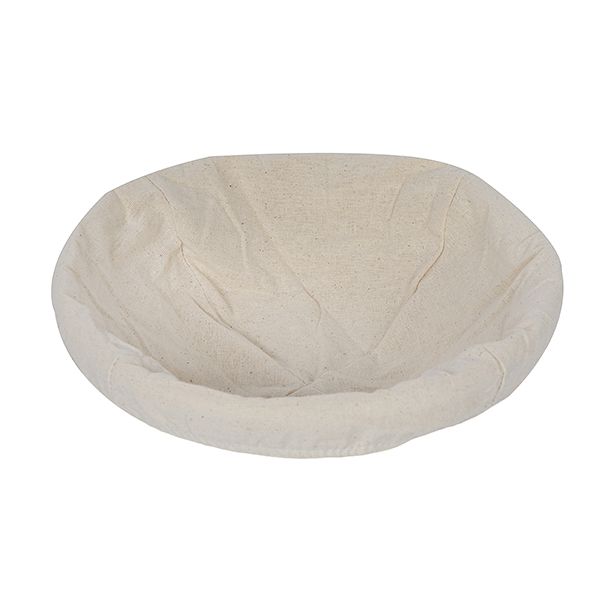 Artisan Collection: 12-Pack 7" Round Rattan Proofing Baskets with Cloth Liners