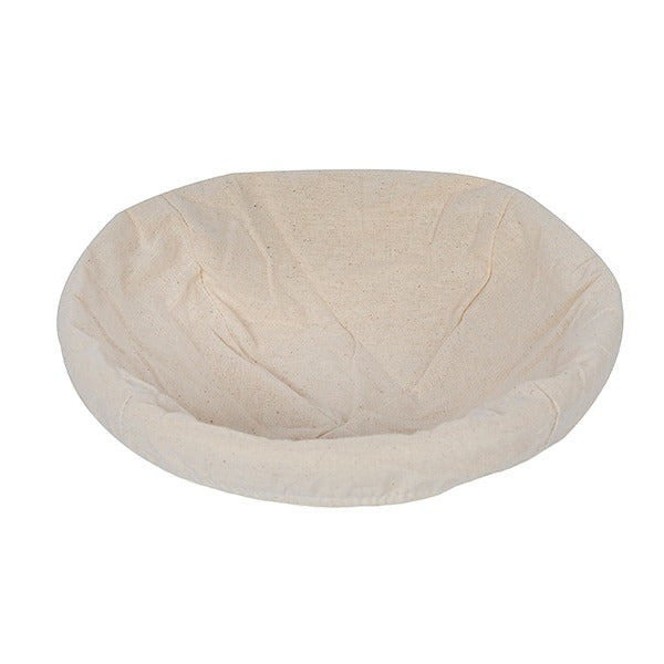 Artisan Collection: 12-Pack 8" Round Cotton Cloth Proofing Basket Liners (Basket Not Included)
