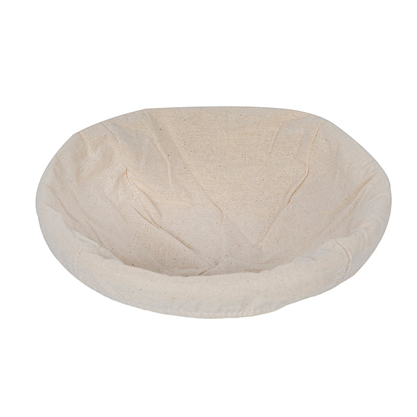Artisan Collection: 12-Pack 7" Round Cotton Cloth Proofing Basket Liners (Basket Not Included)