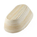 Artisan Collection: 12-Pack 10" Wide Oblong Rattan Proofing Baskets