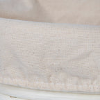 Artisan Collection: 12-Pack 9" Narrow Oblong Cotton Cloth Proofing Basket Liners (Basket Not Included)