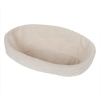 Artisan Collection: 12-Pack 9" Narrow Oblong Rattan Proofing Baskets with Cloth Liners