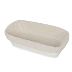 Artisan Collection: 12-Pack 12" Rectangular Rattan Proofing Baskets with Cloth Liners