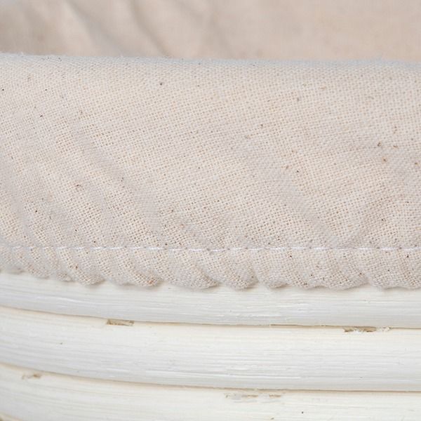 Artisan Collection: 12-Pack 13" Oblong Rattan Proofing Baskets with Cloth Liners