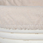 Artisan Collection: 12-Pack 13" Long Oblong Cotton Cloth Proofing Basket Liners (Basket Not Included)