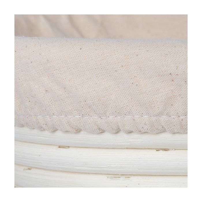 Artisan Collection: 12-Pack 12" Wide Oblong Rattan Proofing Baskets with Cloth Liners