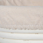 Artisan Collection: 12-Pack 12" Wide Oblong Cotton Cloth Proofing Basket Liners (Basket Not Included)