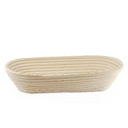 Artisan Collection: 12-Pack 13" Long Oblong Natural Rattan Proofing Basket