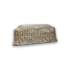 Alexa Collection: 12-Pack 10" Medium Rectangular White Wash Seagrass Utility Trays