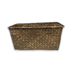 Alexa Collection: 12-Pack 12" Slim Rectangular Natural Seagrass Utility Tray