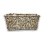 Alexa Collection: 12-Pack 12" Slim Rectangular White Wash Utility Baskets