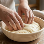 Artisan Collection: 12-Pack 7" Round Rattan Proofing Baskets with Cloth Liners