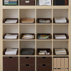 12-Pack 15" Roosevelt Brown Faux Leather Document Trays