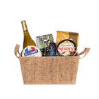 12-Pack Rectangular Cork Utility Baskets – Natural Corkboard Storage with Handles