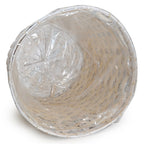 12-Pack: 13" Round White Washed Split Bamboo Planters