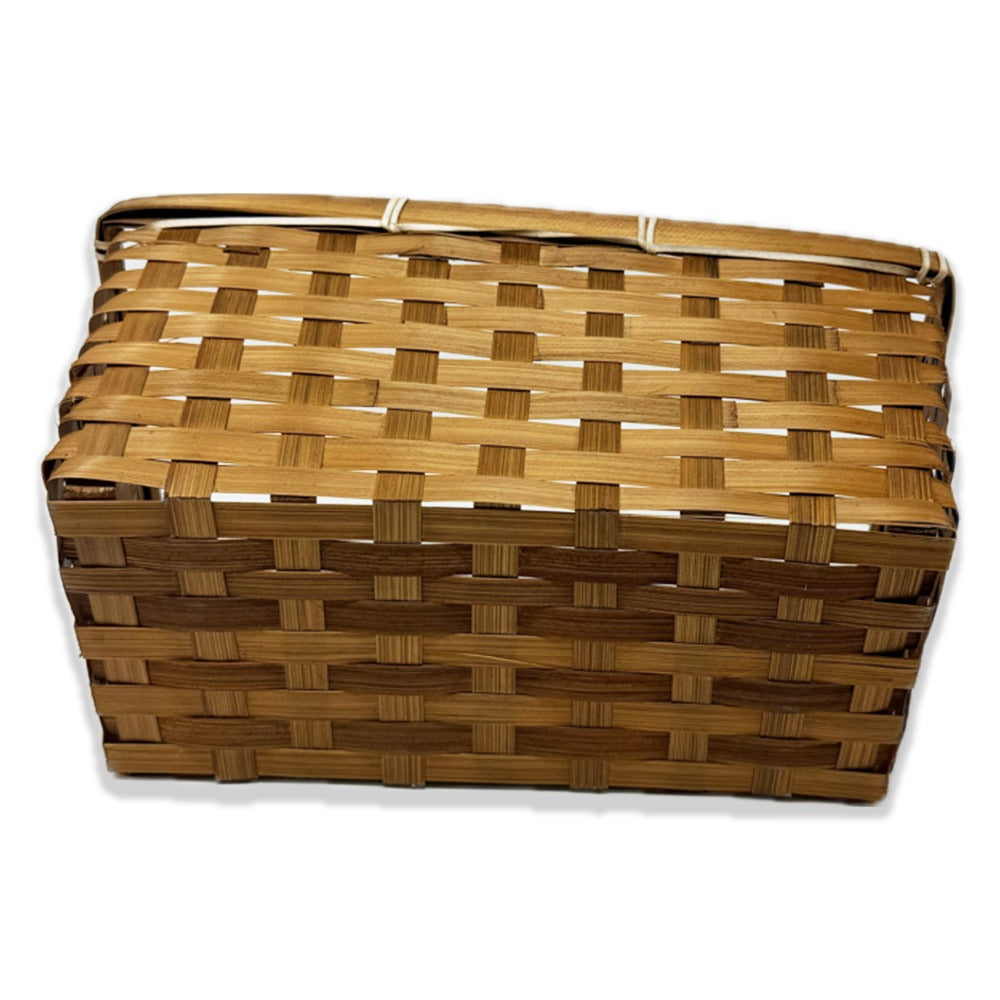 12-Pack: Small 11" Honey Bamboo Rectangular Baskets