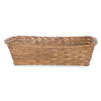 12-Pack 12" Rectangular Bamboo Utility Baskets
