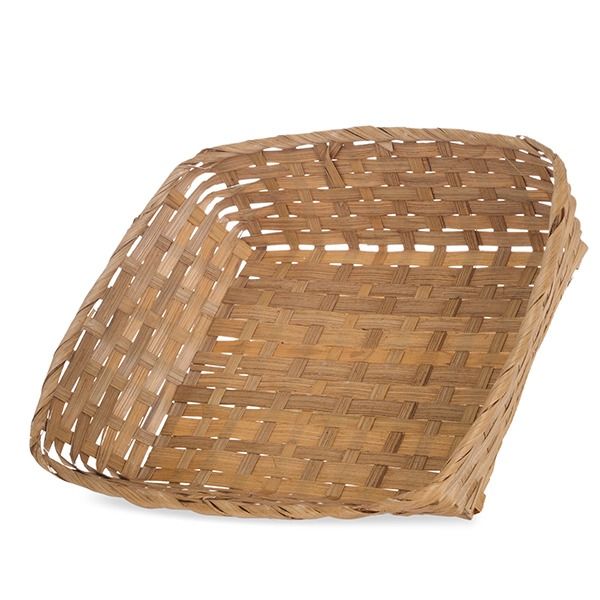 12-Pack 12" Rectangular Bamboo Utility Baskets