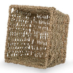 Michaela Collection: 12-Pack 6" Small Sea Grass Square Utility Basket