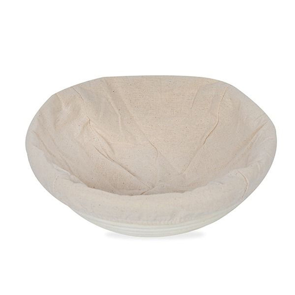 Artisan Collection: 12-Pack 10" Round Cotton Cloth Proofing Basket Liners (Basket Not Included)