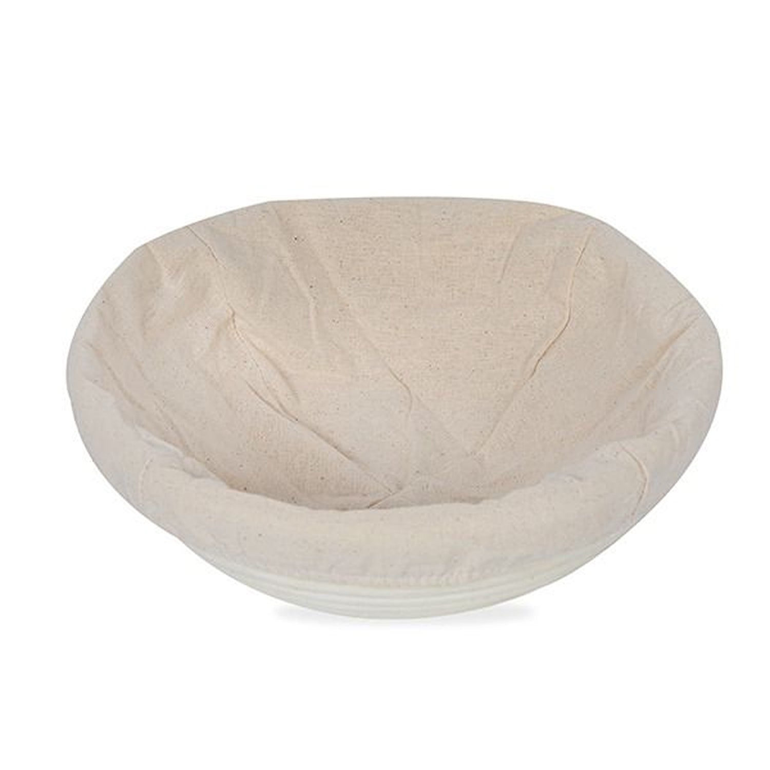 Artisan Collection: 12-Pack 10" Round Cotton Cloth Proofing Basket Liners (Basket Not Included)