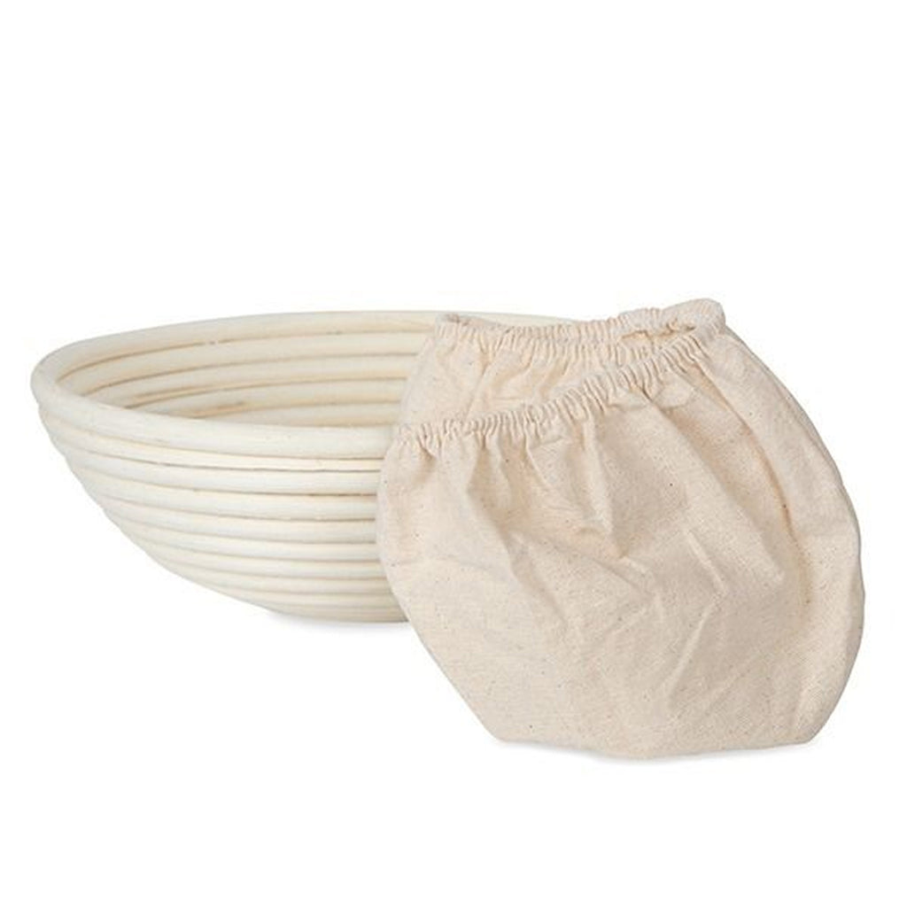 Artisan Collection: 12-Pack 10" Round Cotton Cloth Proofing Basket Liners (Basket Not Included)