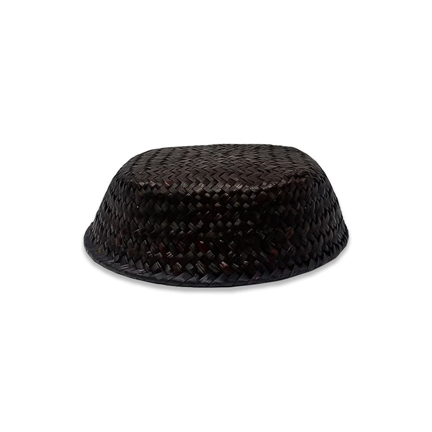 Alexa Collection: 12-Pack 6" Round Mahogany Tray Baskets
