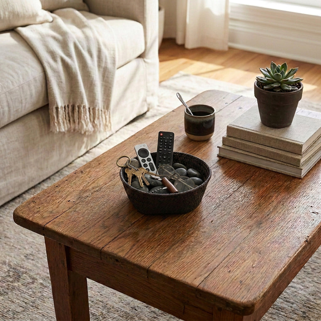 Alexa Collection: 12-Pack 6" Round Mahogany Tray Baskets
