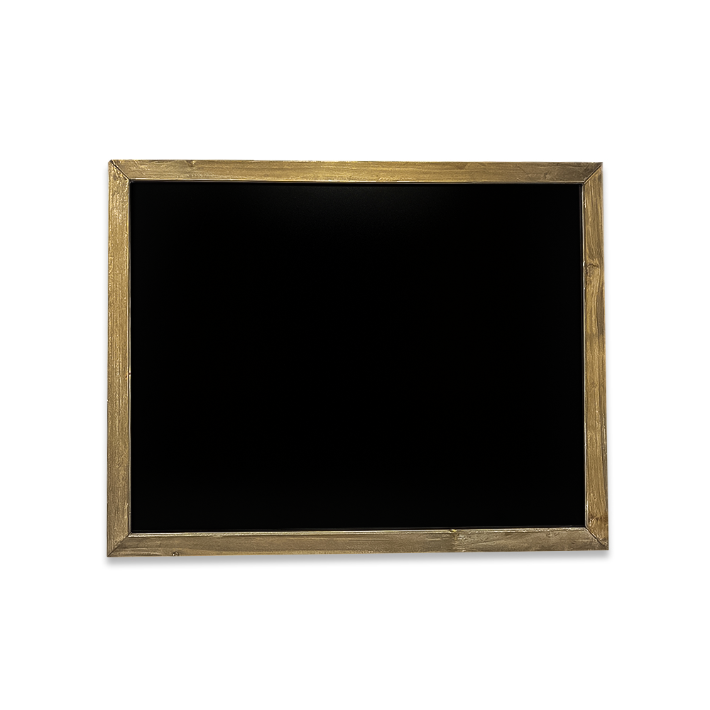 Wooden Chalkboard Display Sign for Wall - Large 19in