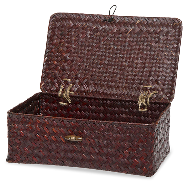 Alexa Keepsake Storage Box with Lid - Small - Mahogany Red The Lucky Clover Trading Co.