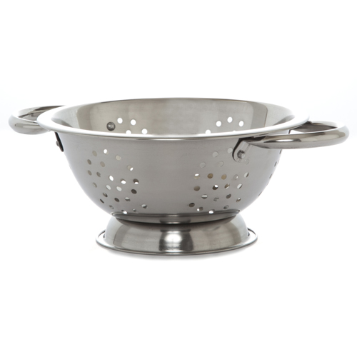 Small Stainless Steel Colander 6in The Lucky Clover Trading Co.