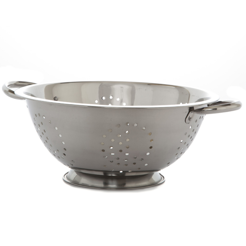 Large Stainless Steel Colander - Silver The Lucky Clover Trading Co.