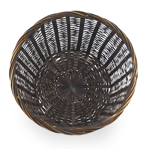 Brown Stain Rattan Planter Basket The Lucky Clover Trading Co.