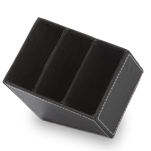 Roosevelt Faux Leather Letter Organizer - Black The Lucky Clover ...