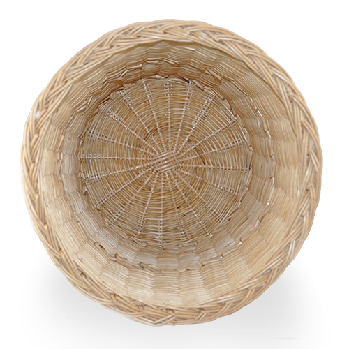 Round Willow Utility Basket - Natural The Lucky Clover Trading Co.