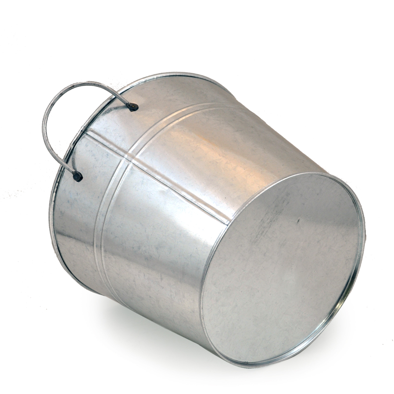 Classic Round Metal Bucket The Lucky Clover Trading Co.