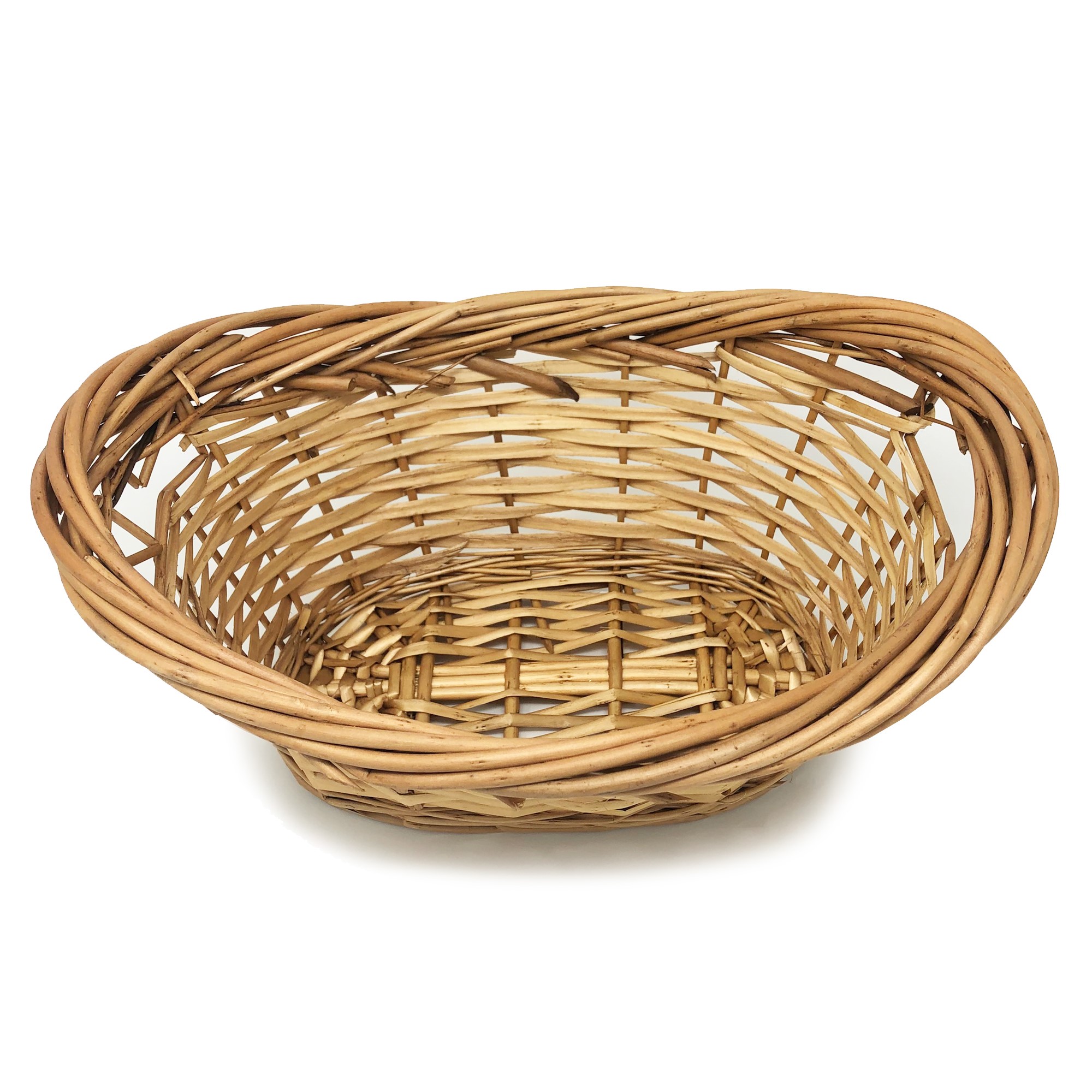 Natural Willow Utility Basket 12in The Lucky Clover Trading Co.