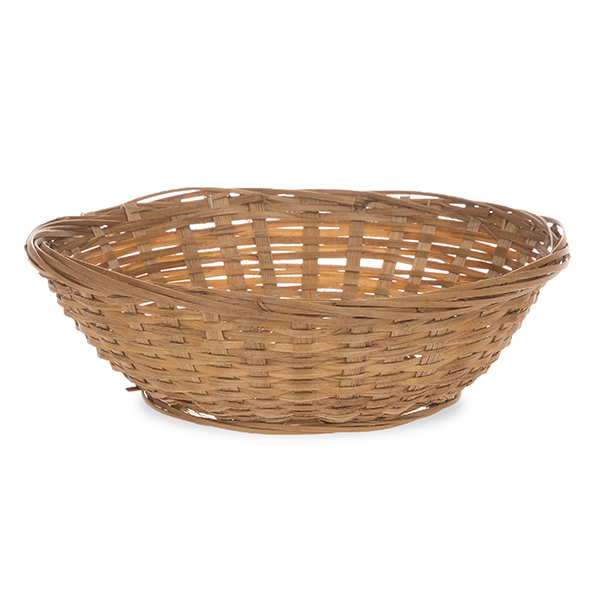 Dark Stained Woven Seagrass Rectangular Utility Basket The Lucky Clover  Trading Co.