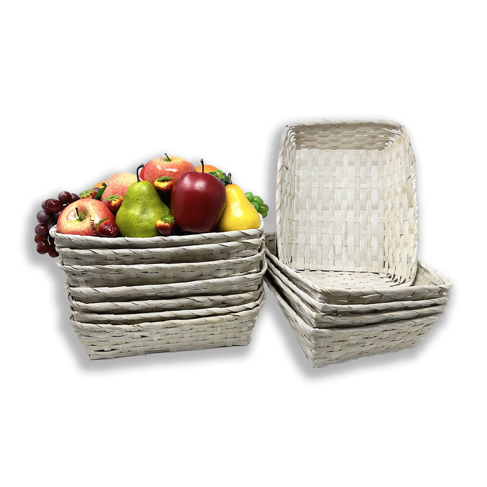 Stella Mini Round Wire Basket - Off White The Lucky Clover Trading Co.